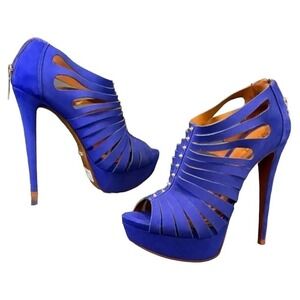 Schultz Royal Blue Suede Shoes. Size: 8     #29